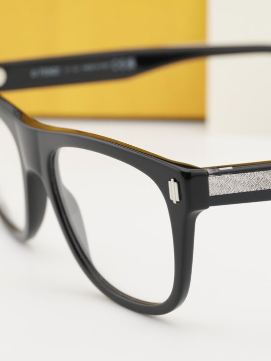 Fendi FE50070I 001 Square Eyeglasses 54mm - Black main image 9